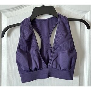 Prozis Fitness Workout Athletic Racer Back Sports Bra Bold Purple Size M Medium